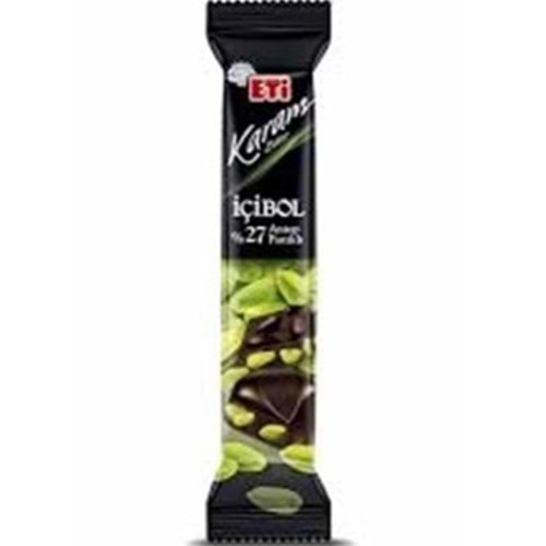ETI KARAM ANTEP FISTIKLI BITTER CIKOLATA 30 GR