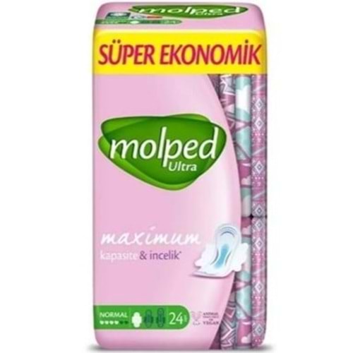 MOLPED ULTRA HİJYENİK PED 24 ADET NORMAL