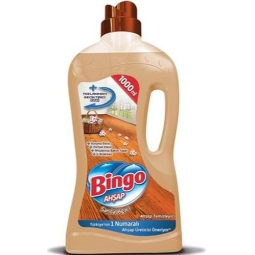 BİNGO AHSAP TEMIZLEYICI 1 LT SANDAL AGACI