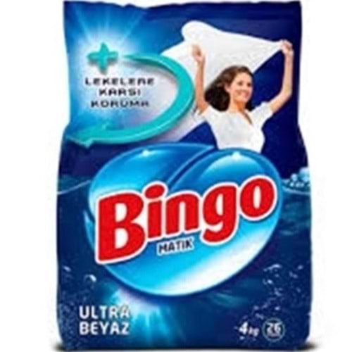 BİNGO MATIK 4 KG ULTRA BEYAZ
