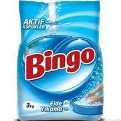 BİNGO ELDE YIKAMA DETERJANI 3 KG