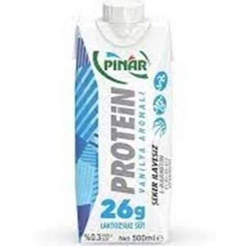 PINAR PROTEİN SÜT 500 ML VANİLYA AROMALI