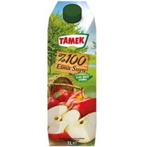 TAMEK %100 MEYVE SUYU 1 LT ELMA