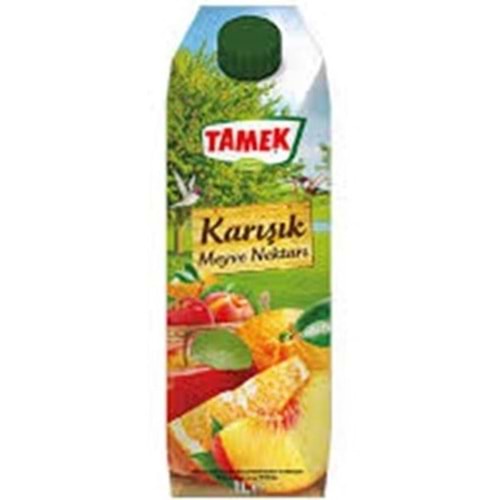 TAMEK %100 MEYVE SUYU 1 LT KARISIK