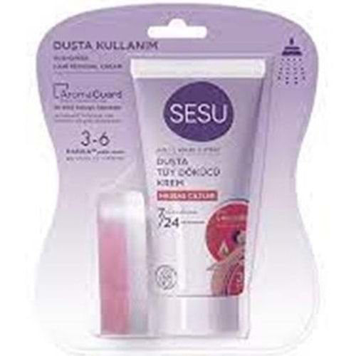 SESU DUŞTA TÜY DÖKÜCÜ KREM 150 ML HASSAS CİLTLER