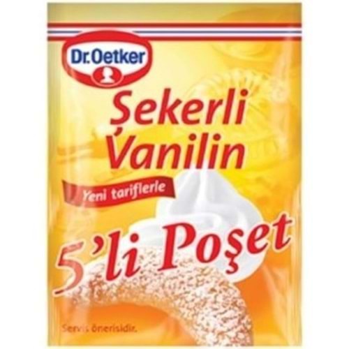 DR.OETKER SEKERLI VANILIN 5 LI