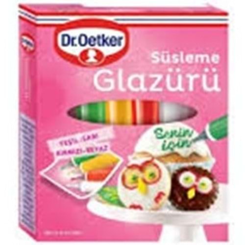 DR.OETKER PASTA SÜSLEME GLAZÜRÜ 4X19 GR