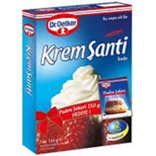 DR.OETKER KREM ŞANTİ+PUDRA ŞEKERİ 144G+150G