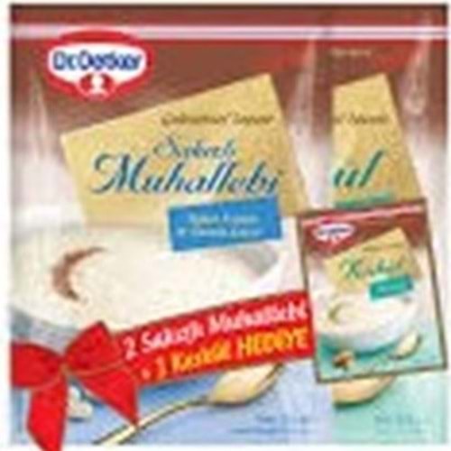 DR.OETKER 2 SAKIZLI MUHALLEBİ 1 KEŞKÜL 2X135&125 G