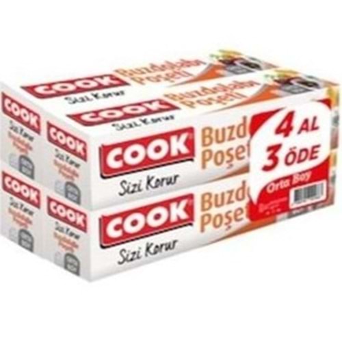 COOK BUZDOLABI POSETI 4 LU ORTA BOY