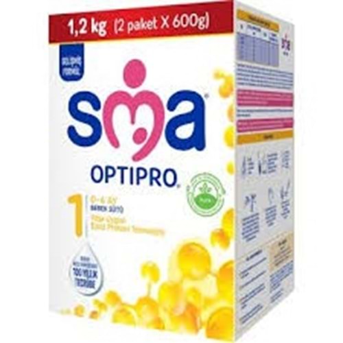 SMA BEBEK SÜTÜ 1 1200 G