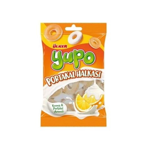 ÜLKER YUPO JELIBON 70 GR PORTAKAL HALKASI