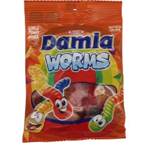 TAYAŞ DAMLA JELIBON 80 GR WORMS