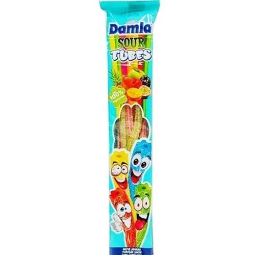 TAYAŞ DAMLA SOUR TUBES 30 GR K.MEYVELI