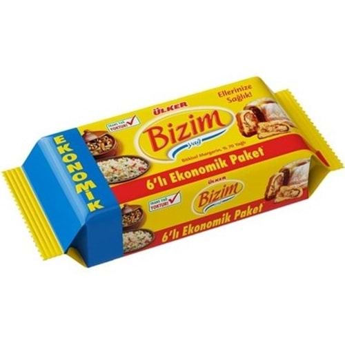 BİZİM MARGARIN 6X250 GR