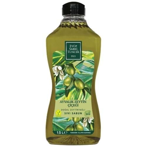 EYÜP SABRİ TUNCER SIVI SABUN 1,5 LT AYVALIK ZEYTIN CICEGI