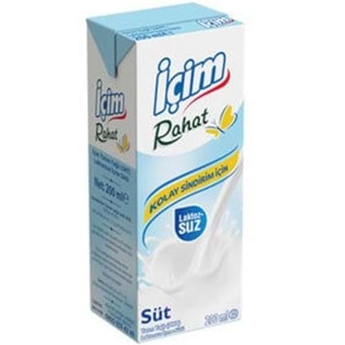 İÇİM RAHAT LAKTOZSUZ SUT 200 ML
