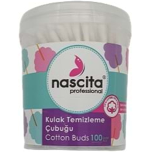 NASCİTA KULAK TEMIZLEME CUBUGU 100 LU