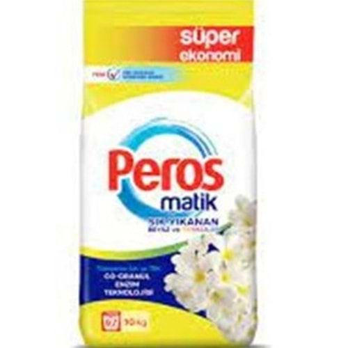 PEROS MATIK 10 KG RENKLI BEYAZ