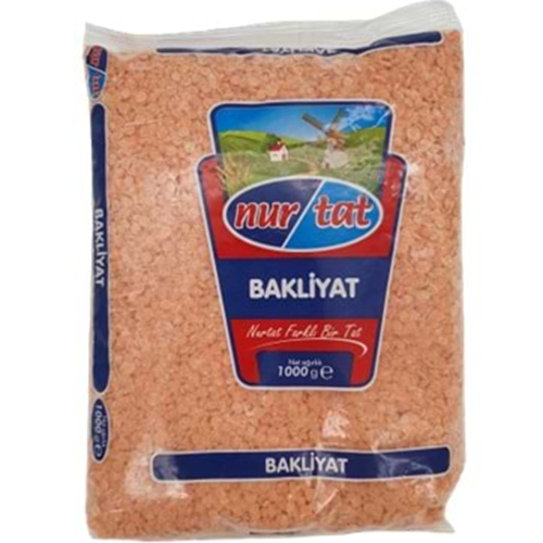 NURTAT KIRMIZI MERCIMEK 1 KG YAPRAK