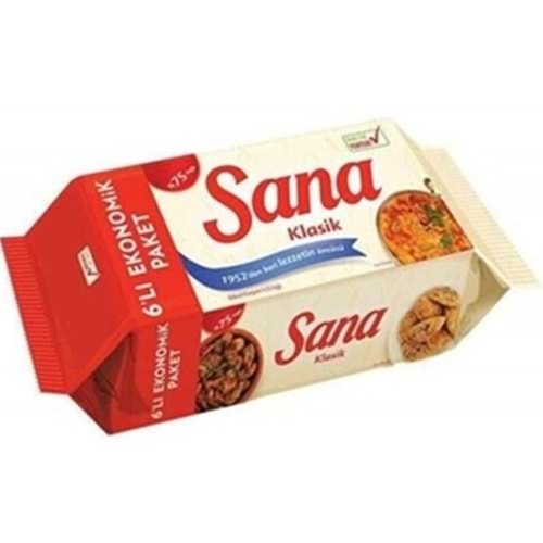 SANA MARGARIN 6X250 GR KLASIK