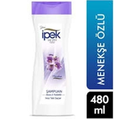 İPEK ŞAMPUAN İNCE TELLİ SAÇLAR 480 ML MENEKŞE