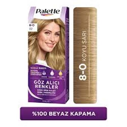 PALETTE SAÇ BOYASI 8-0 KOYU SARI