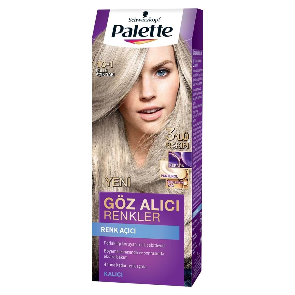 PALETTE KALICI SAC BOYASI 10-1 KULLU ACIK SARI