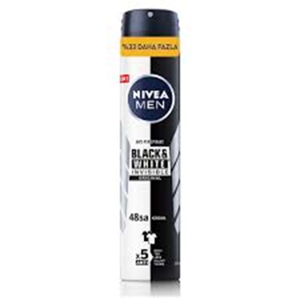 NIVEA DEDORANT BLACK&WHITE 200 ML