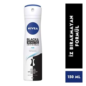 NIVEA DEODORANT 150 ML INVISIBLE BEYAZ