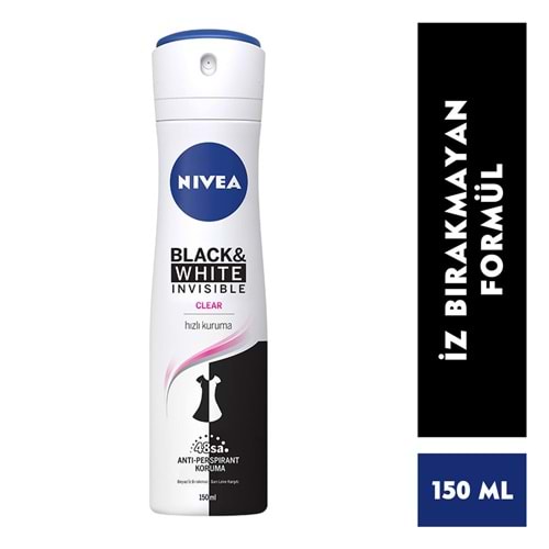 NIVEA DEODORANT 150 ML INVISIBLE BEYAZ