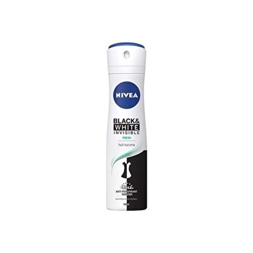 NIVEA DEODORANT 150 ML INVISIBLE FRESH WOMEN