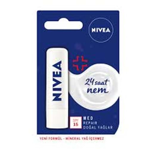 NIVEA DUDAK BAKIM KREMI MED