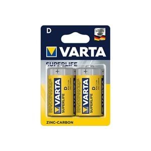 VARTA SUPERLIFE BUYUK BOY PIL 2 LI