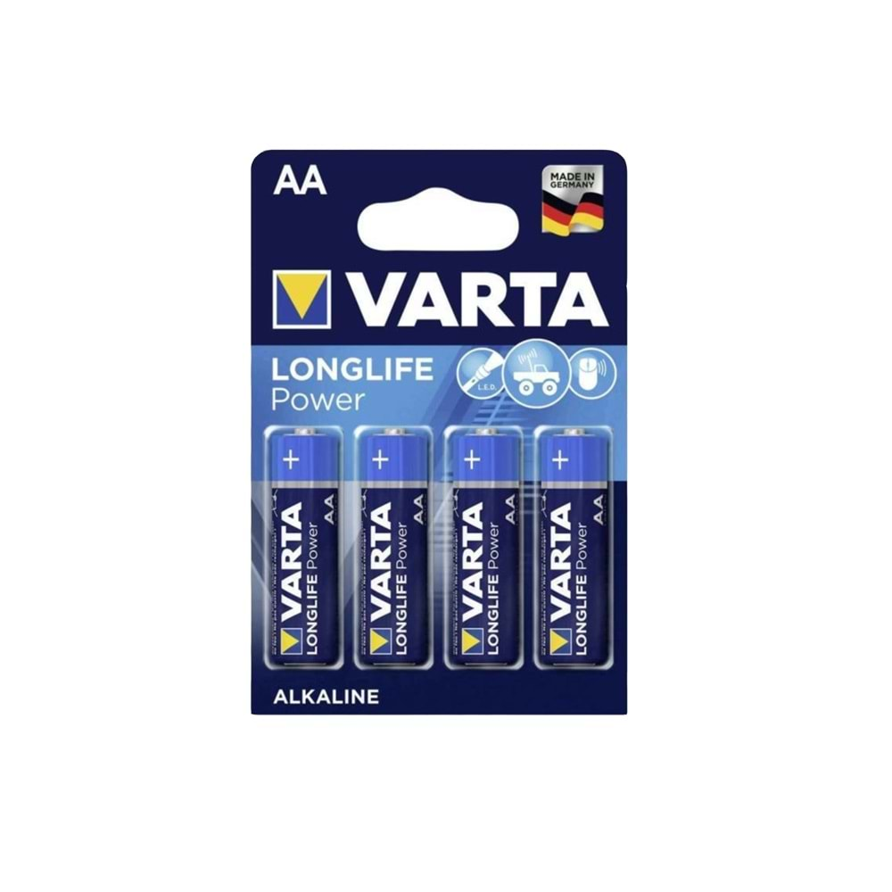 VARTA LONGLIFE POWER KALEM PIL 4 LU AA