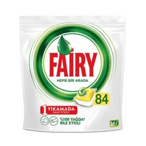 FAİRY HEPSI BIR ARADA TABLET DETERJAN 84 LU LIMON