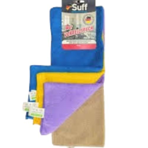SUFF MİKROFİBER BEZ 40X30 CM 4 ADET