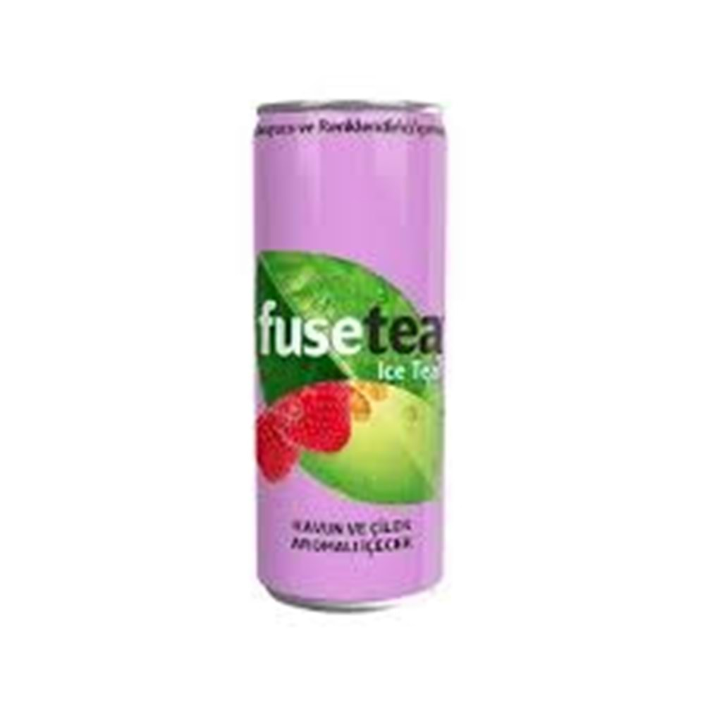 FUSETEA ICE TEA TENEKE 330 ML KAVUN&ÇİLEK