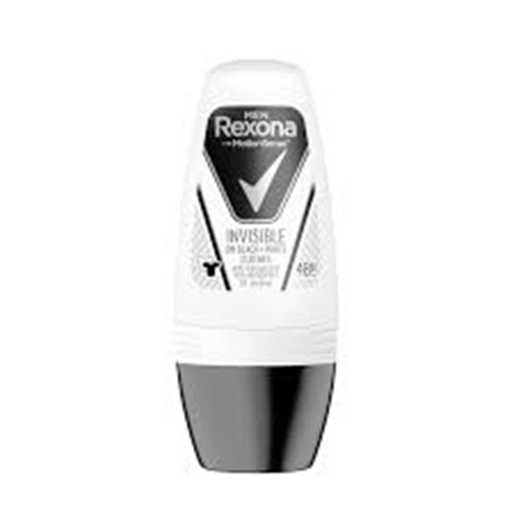 REXONA ROLLON 50 ML INVISIBLE ON BLACK WHITE