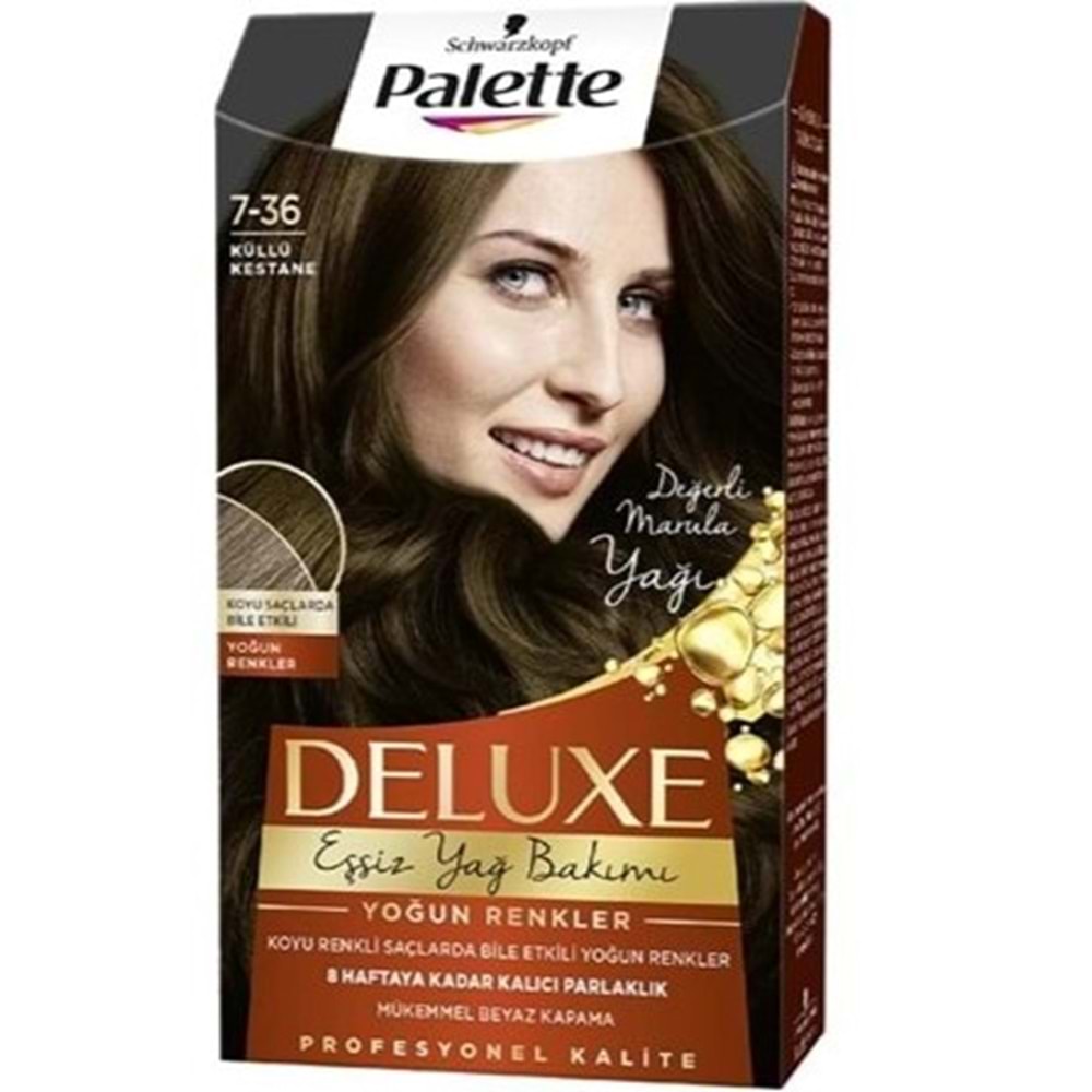 PALETTE DELUXE SAC BOYASI 7-36 KULLU KESTANE