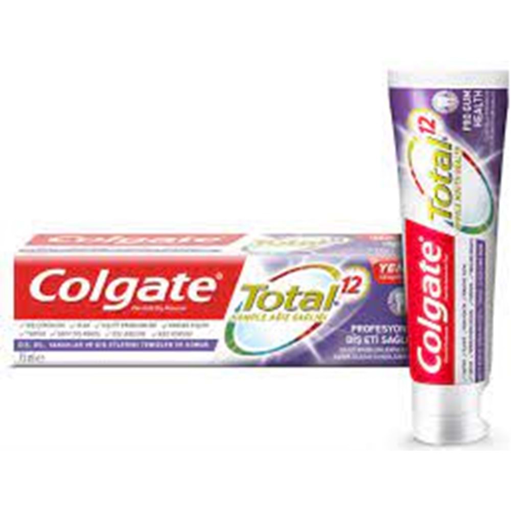 COLGATE DIS MACUNU 50 ML TOTAL 12 PRO BEYAZLIK