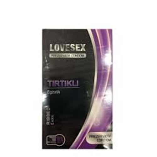 LOVESEX PREZERVATIF 10 LU TIRTIKLI