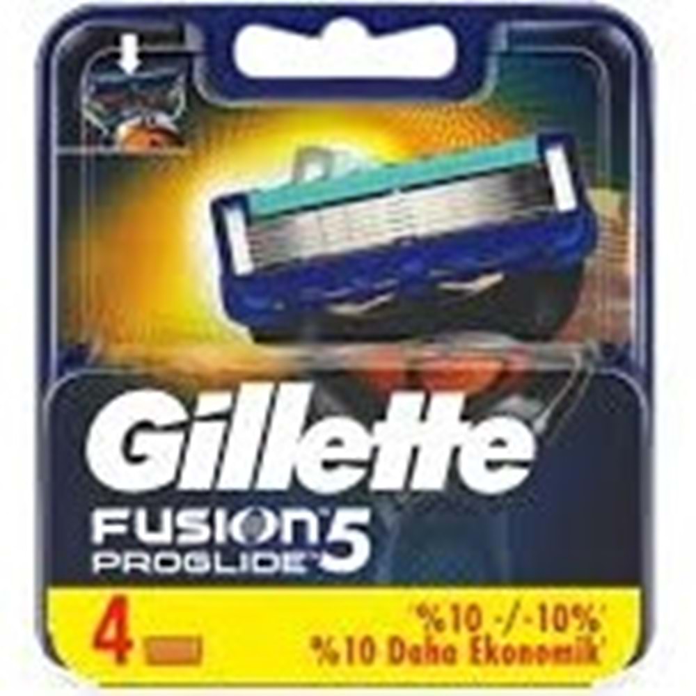 GİLLETTE FUSION PROGLIDE BICAK 4 LU