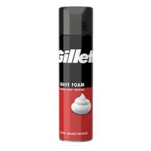 GİLLETTE TRAS KOPUGU 200 ML ORIGINAL