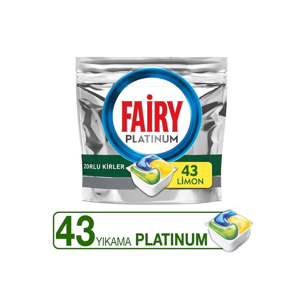 FAİRY PLATINUM TABLET DETERJAN 43 LU