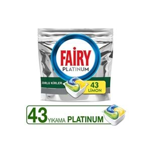 FAİRY PLATINUM TABLET DETERJAN 43 LU