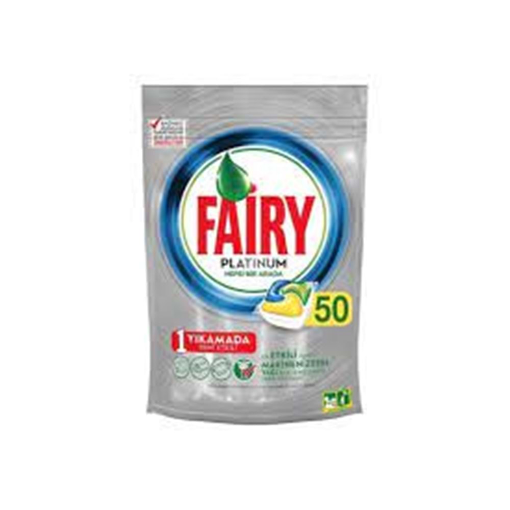 FAİRY PLATINUM TABLET DETERJAN 50 LI