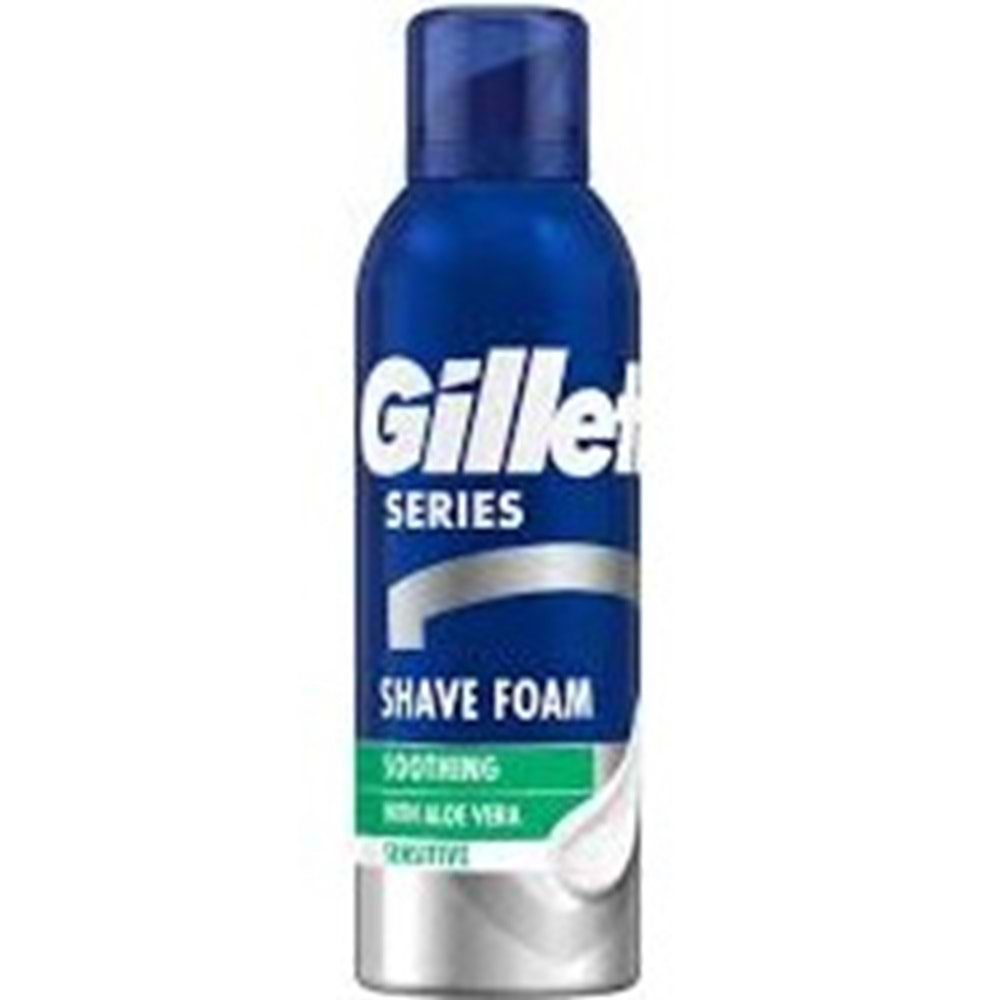 GİLLETTE SPREY TRAŞ KÖPÜĞÜ 200 ML HASSAS CİLTLER