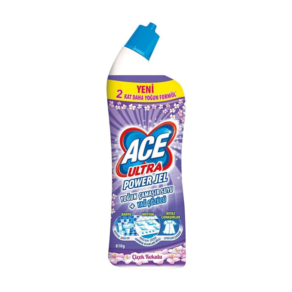 ACE ULTRA POWER JEL 750 ML CICEK KOKULU