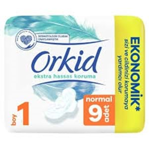 ORKİD EXTRA HASSAS KORUMA TEKLI PAKET 9 LU NORMAL